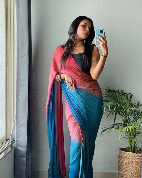 Pink_And_Blue_Color_1-Minute_Ready_To_Wear_Naylon_Saree_With_Blouse_Piece