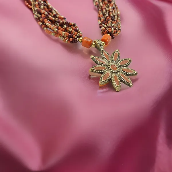 Multicolor_Flower_Fancy_Pendant_Necklace_For_Women