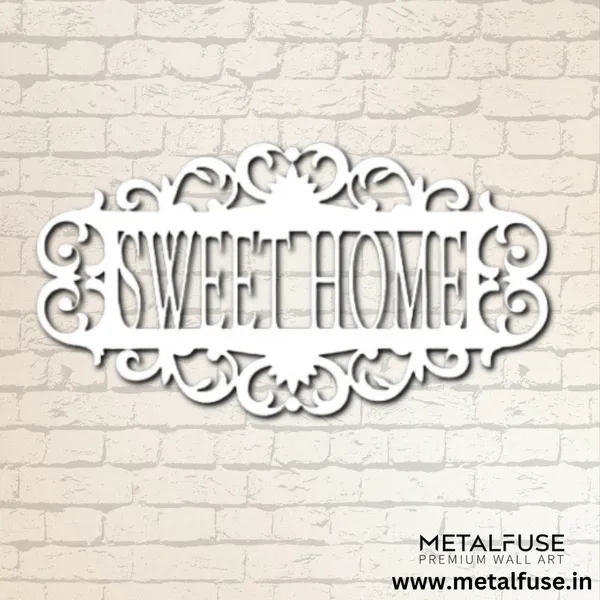 Metal_Wall_Art_for_Home_Decoration__|_Sweet_Home_|_White