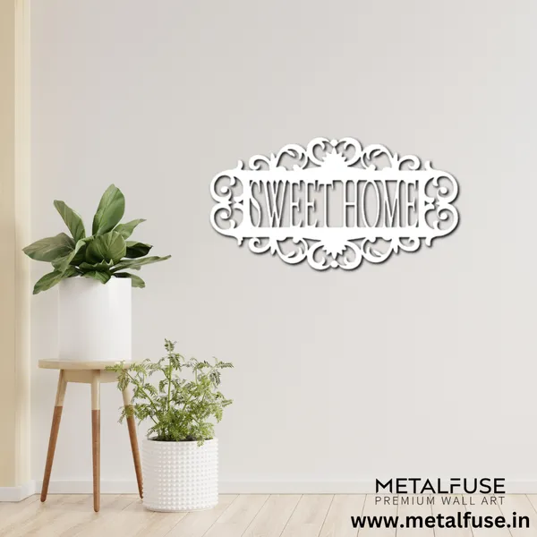 Metal_Wall_Art_for_Home_Decoration__|_Sweet_Home_|_White