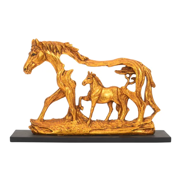Elegant_Golden_Running_Horse_Sculpture_For_Good_Luck_Home_Decoration_|_Feng_Shui_|_Vastu_Gifts_|Table_Decor_|