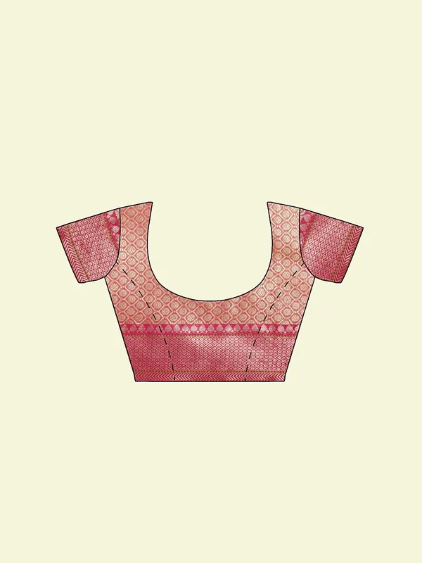 Pink_Cotton_Blend_Banarasi_Sarees_For_Women