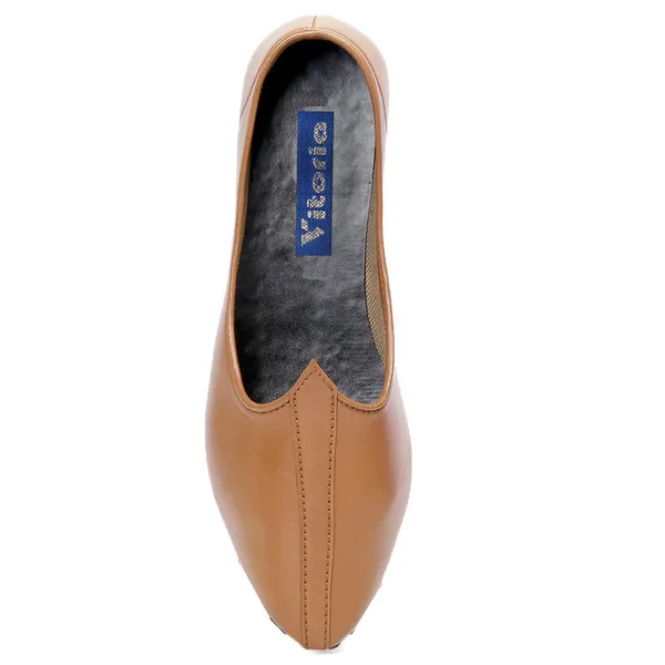 White_&_Blue_&_Tan_PU_Premium_Jutis_Shoe_For_Men