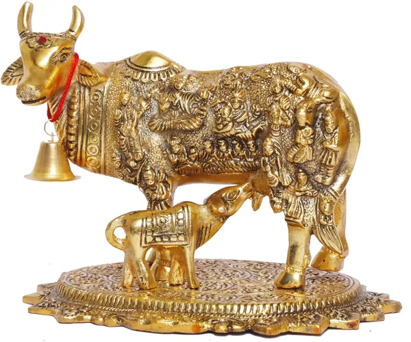 Kamdhenu_Cow_Metal_Statue