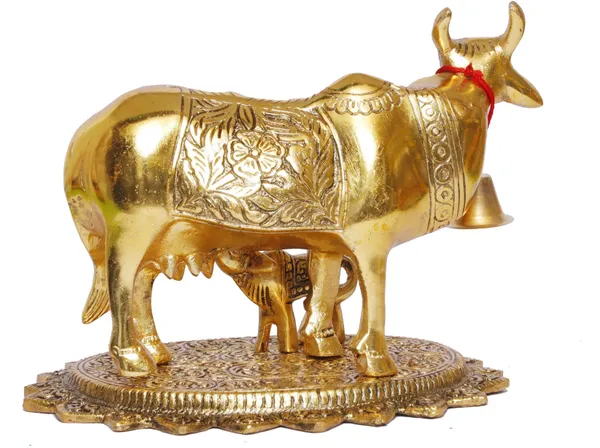 Kamdhenu_Cow_Metal_Statue