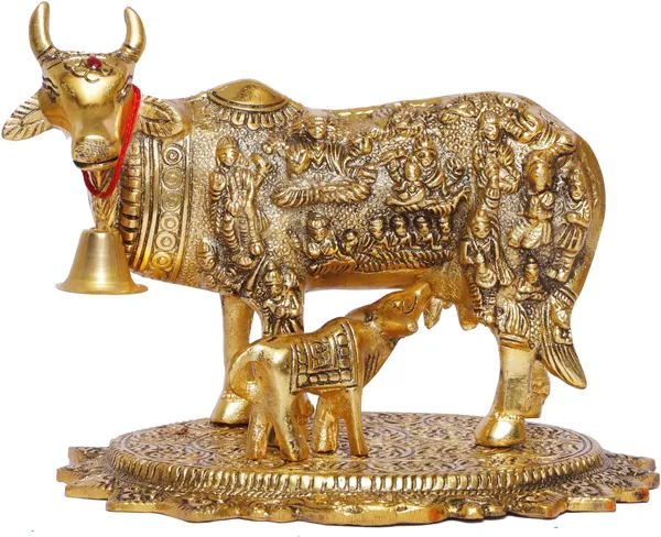 Kamdhenu_Cow_Metal_Statue