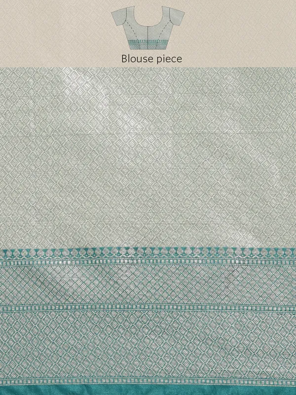 Light_Green_Mulberry_Silk/Silk_Blend_Banarasi_Sarees_For_Women