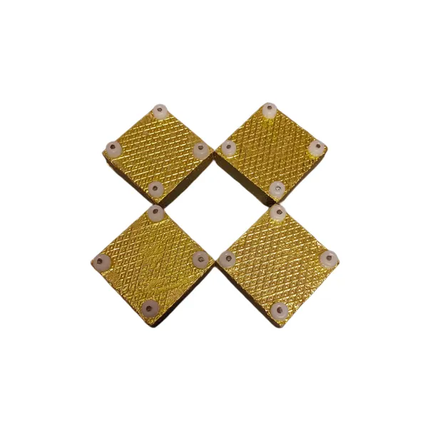 Minakari_Wooden_Chowki_/_Singhasan_/_Bajot_Size_3x3_Inch_Pack_Of_4_Pis
