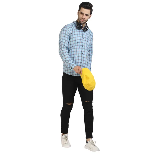 Indigo_cotton_fabric_checks_design_full_sleeve_shirt