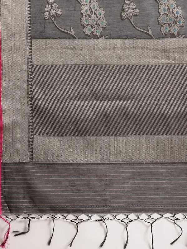 Black_Masrise_Cotton/Cotton_Banarasi_Sarees_For_Women
