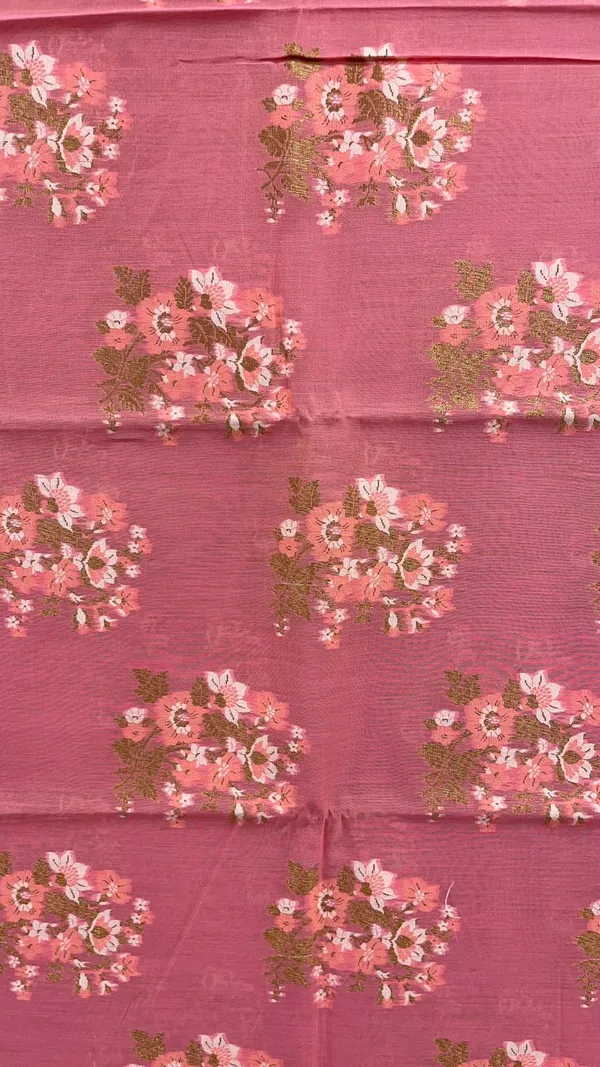Humairah_Pure_Handwoven_Peach_Cotton_Floral_Zari_Boota_Banarasi_Zari_border_and_Peach_Plain_Blouse