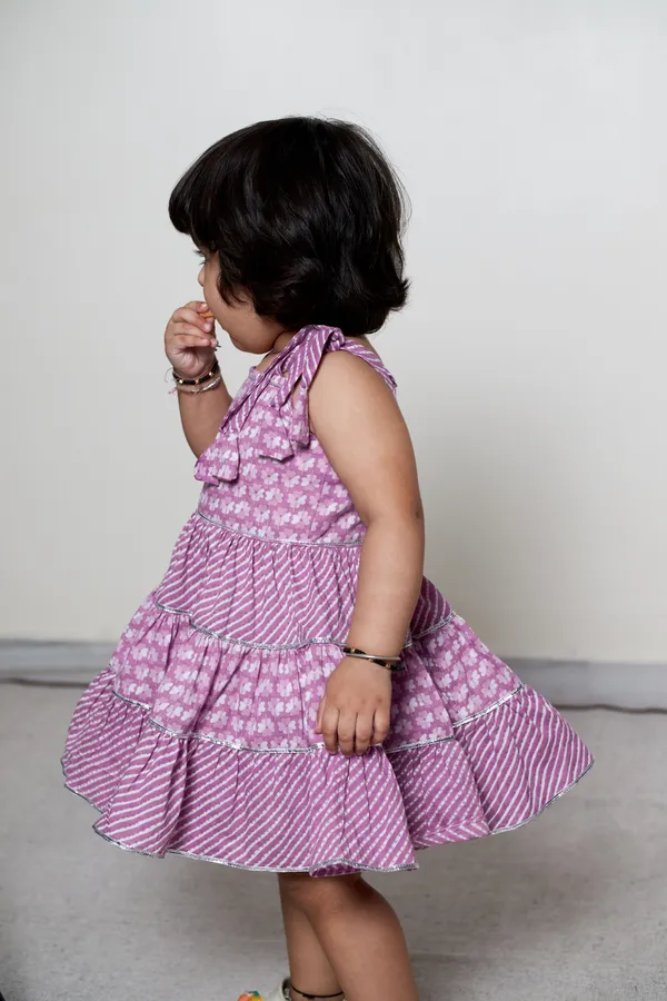 Lilac_Dress_For_Girls_|_Printed_Tie_Up_Traditional_Dress