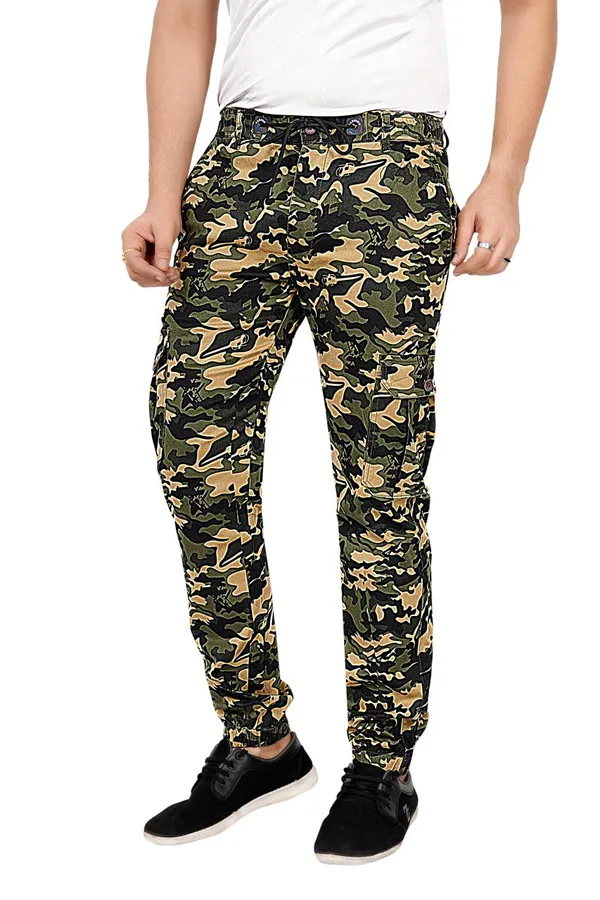 Olive_Camo_Printed_7_Pocket_Cargo_Joggers_For_Men