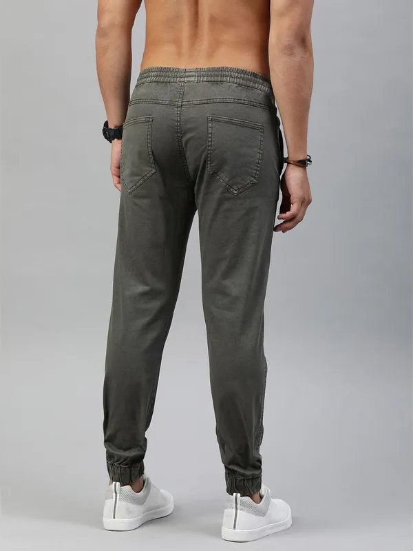 Dark_Grey_Cotton_Blend_Solid_Mens_slim_fit_Joggers
