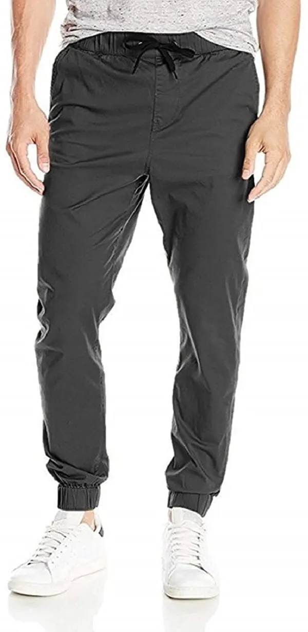 Grey_Cotton_Blend_Premium_Solid_Joggers_For_Men