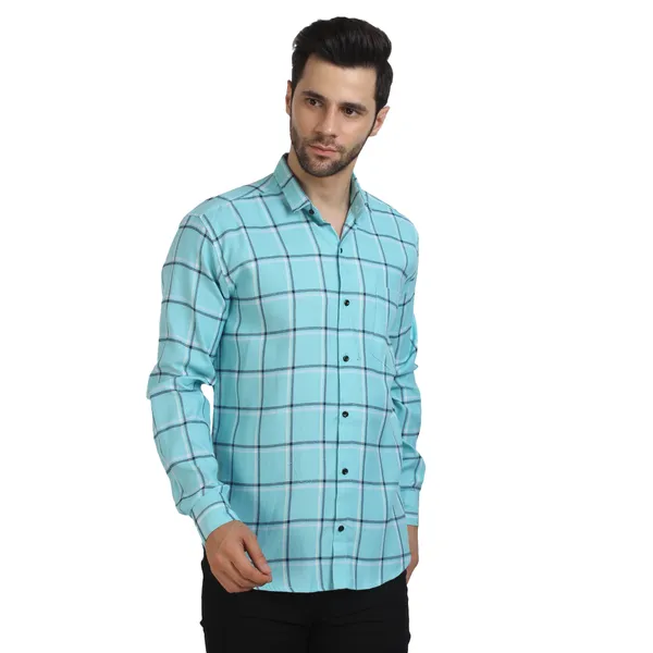 Indigo_cotton_fabric_checks_design_full_sleeve_shirt