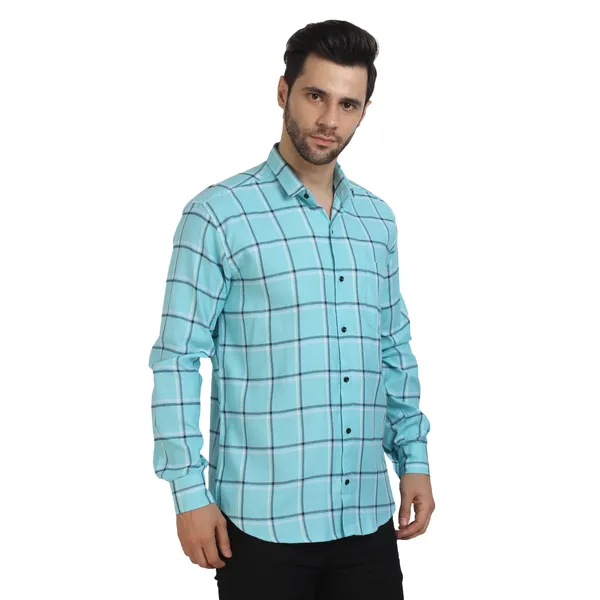 Indigo_cotton_fabric_checks_design_full_sleeve_shirt