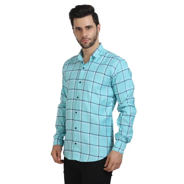 Indigo_cotton_fabric_checks_design_full_sleeve_shirt