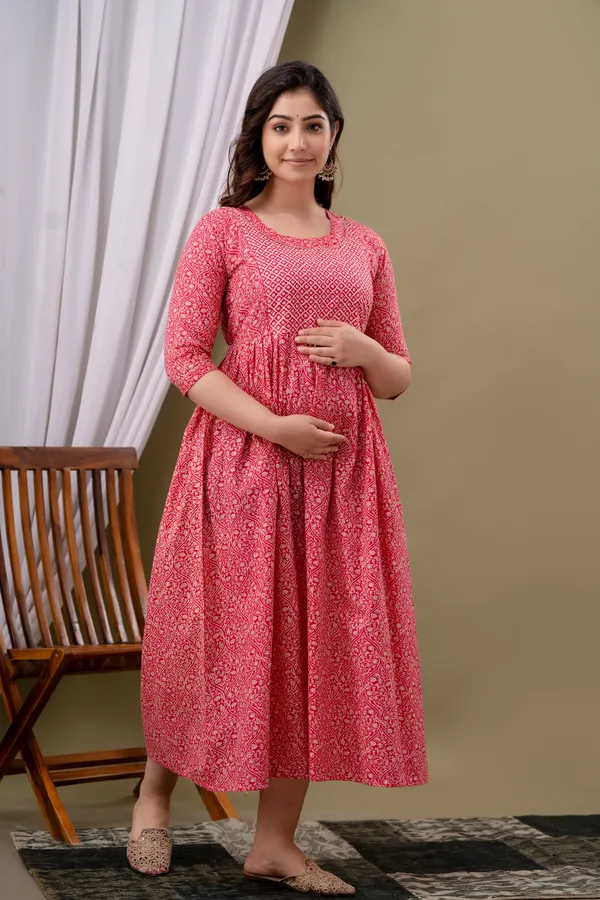dhoom_boom_Cotton_Printed_Maternity_And_Feeding_Kurti_Combo_Of_2