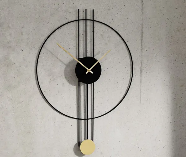 Black/_Gold_Iron_Premium_&_Elegant_Rust_Free_Wallclock_Of_(18_X_24)_In