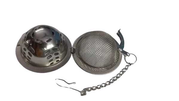 Tea_Infuser_Ball__Shape_with_Chain_Half_Mesh_,_Dia_5cm_,_SS_Food_Grade