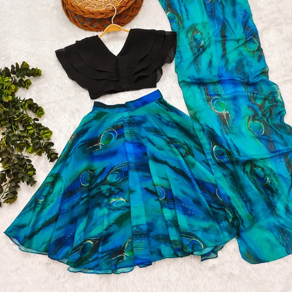 Blue_Soft_Georgette_Ethnic_Wear_Lehenga_Choli_With_Dupatta_Set