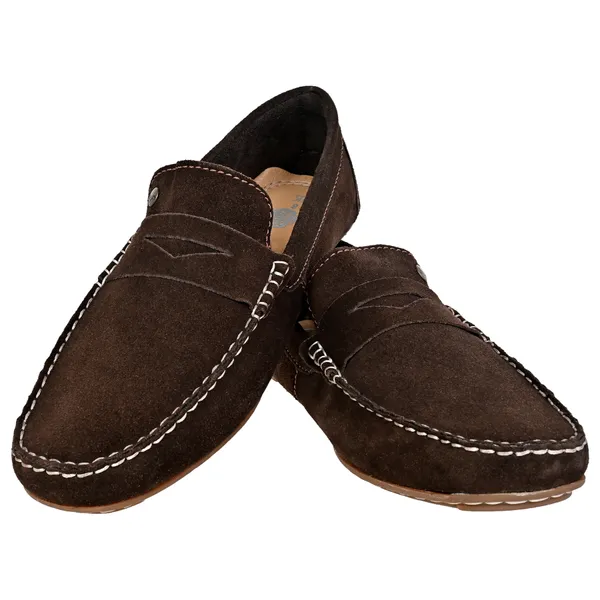 Brown_Suede_Men's_Formal_Slip-On_Driving_Shoes_with_Memory_Foam