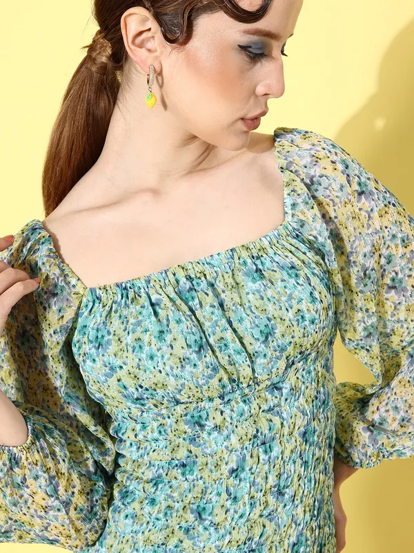 Green_Chiffon_Bodycon_Dress_For_Women