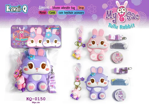 Lilac_Cute_Little_Bunny_Zipper_Sling_Bag_With_Mirror,_Comb,_And_Keychain