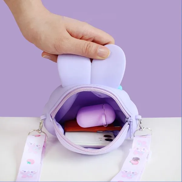 Lilac_Cute_Little_Bunny_Zipper_Sling_Bag_With_Mirror,_Comb,_And_Keychain