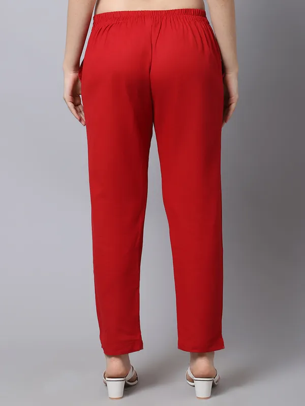 Red_Pleat-front_Cigrette_Pants