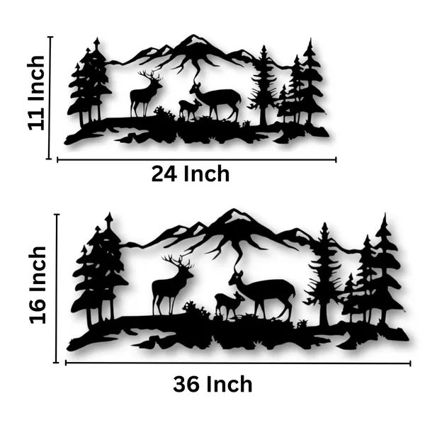 Metal_Wall_Art_for_Home_Decoration__|_Deer_Grazing__|_Gold