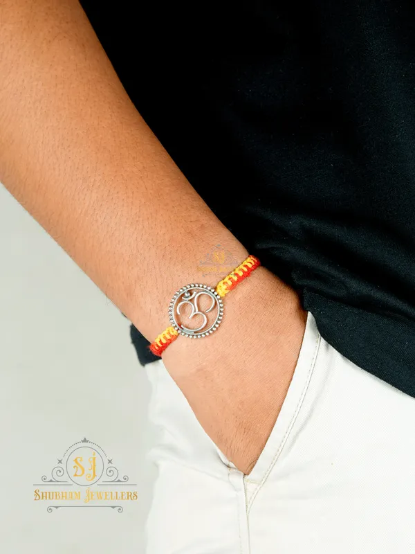 Silver_Pure_925_Sterling_Rakhi_For_Brother_Raksha_Bandhan_With_Pure_Cotton_Thread_For_Men,_Boys,_Rakhis_By_Om_Big
