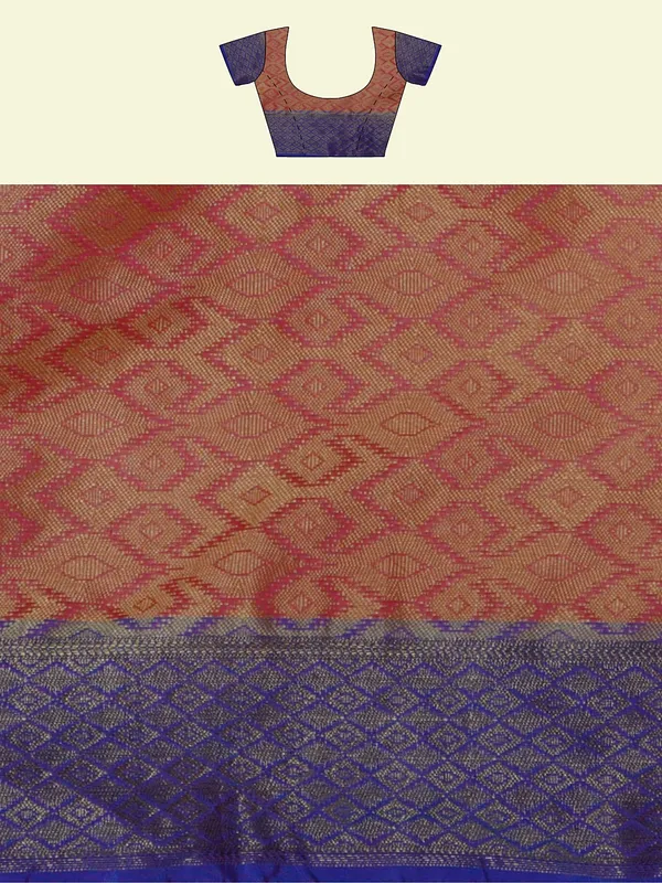 Pink_Cotton_Blend_Banarasi_Sarees_For_Women