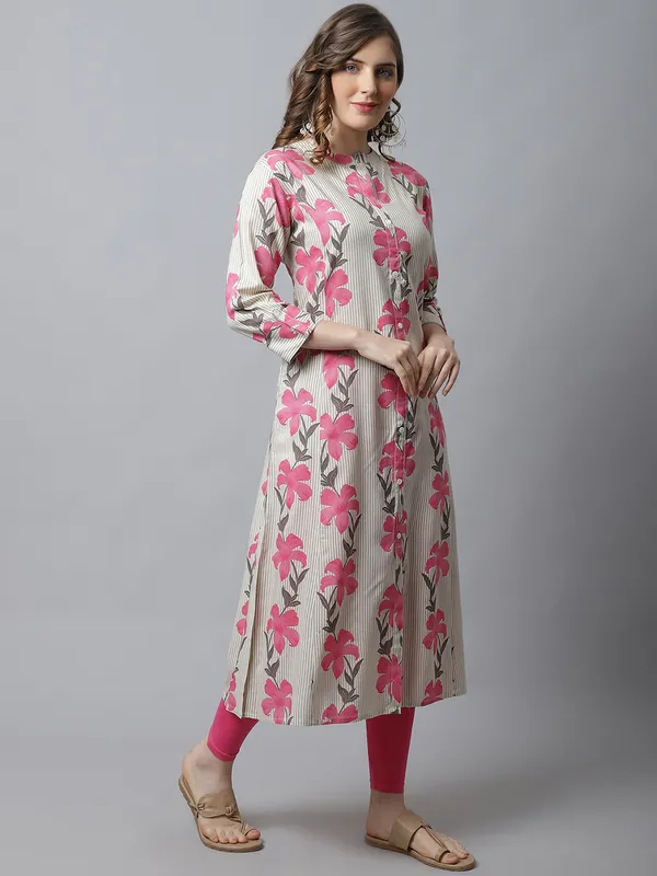Pink_Viscose_Floral_Printed_A-Line_Kurta