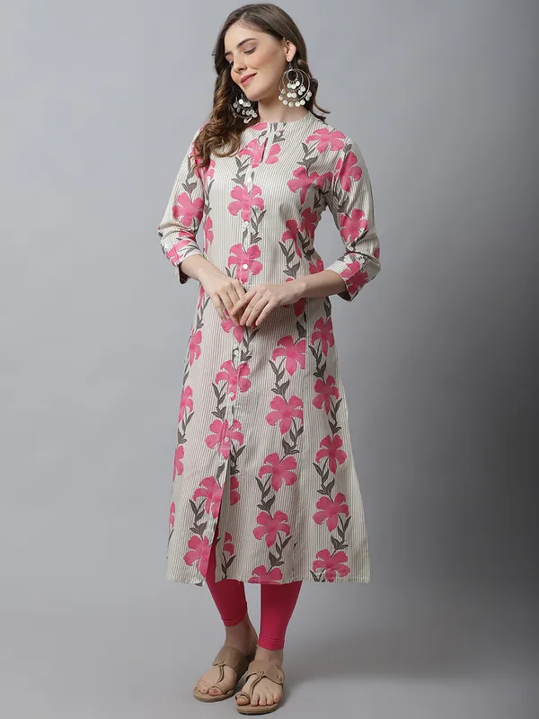 Pink_Viscose_Floral_Printed_A-Line_Kurta