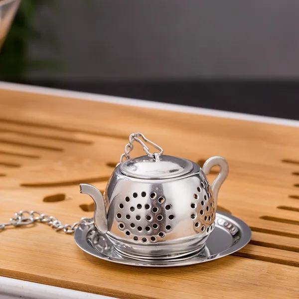 Set_of_2_INDIAN_Kettle_Shape_Tea_infuser_with_Chain_and_Base_Plate_for_Green_Tea_,_Herb,_Tea_Infusion,Food_Grade