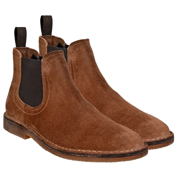 Tan_Suede_Chelsea_Boots_For_Men