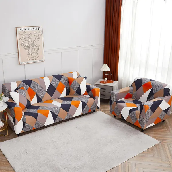 Prism_Orange_Polyester_Elastic_Stretchable_Printed_Sofa_Cover
