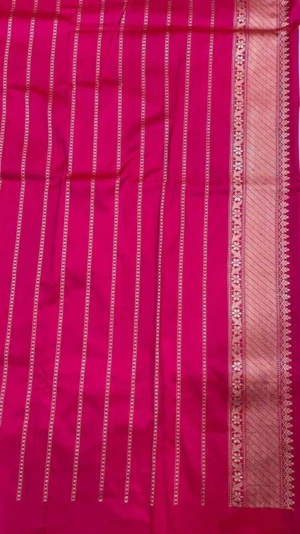 Humairah_Pure_Handwoven_Katan_Silk_Pink_Minakari_Floral_Jangla_Jaal_Zari_Booti_and_Kadhwa_Pallu_with_Pink_Kadhwa_Stripe_Blouse