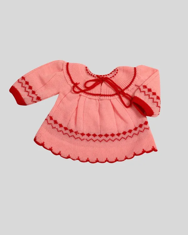 Pink_Woolen_Knitted_Frock_For_Baby