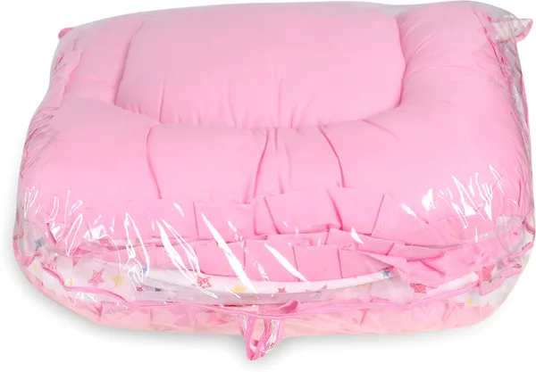 Joy_Jumbo_Extra_Large_Baby_Bedding_Set_with_Mosquito_net_and_Pillow_(Pink)_0-20_Months_(Pink)