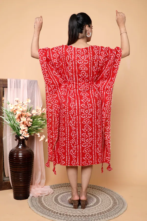Bandhej_Printed_Heavy_Kaftan_for_This_Festive_Season