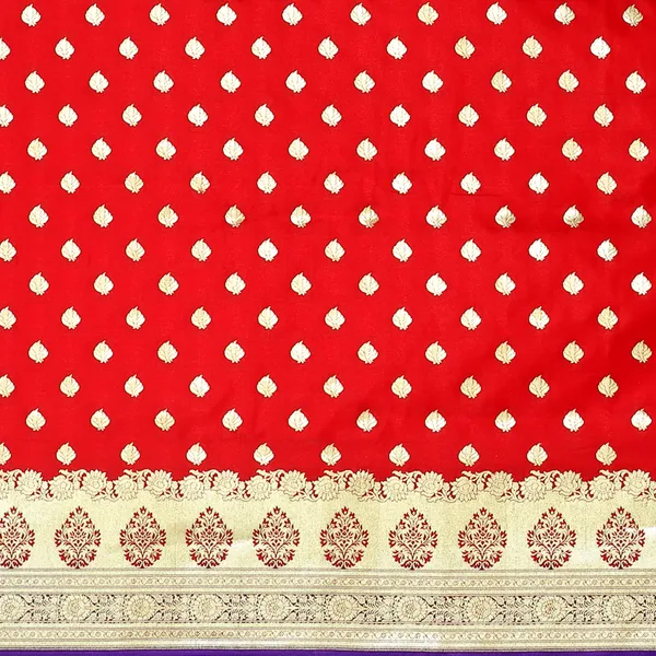 Red_Satin_Silk_Banarasi_Sarees_For_Women