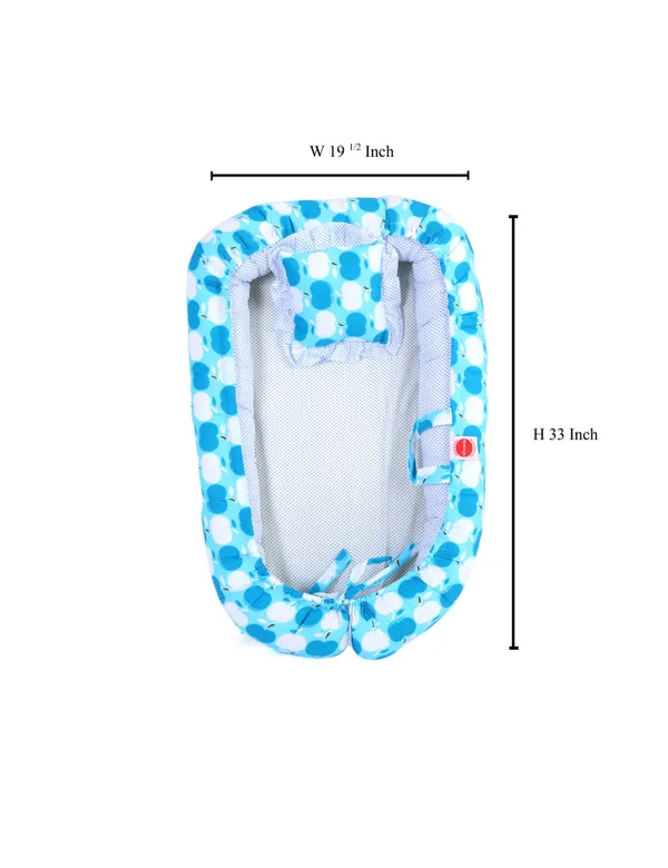 Apple_Print_New_Born_Baby_nest_Bedding_Set_Reversible_0-10_Months_(Blue)