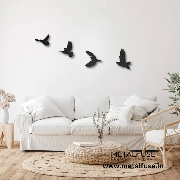 Wooden_Wall_Art_for_Home_Decoration__|4_Birds__|_Black