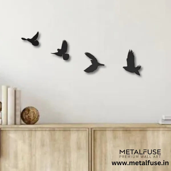 Wooden_Wall_Art_for_Home_Decoration__|4_Birds__|_Black