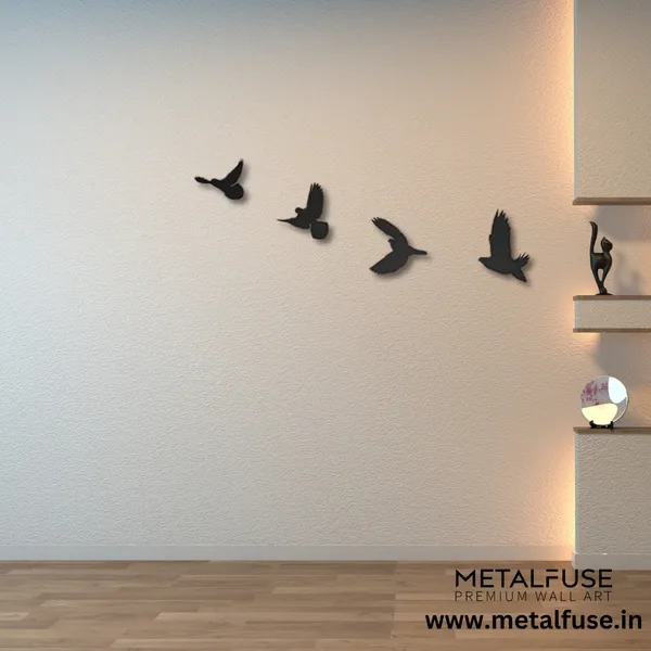 Wooden_Wall_Art_for_Home_Decoration__|4_Birds__|_Black