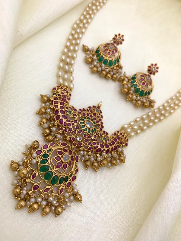Gorgeous_real_kemp_stone_matte_finish_gold_beads_Malla