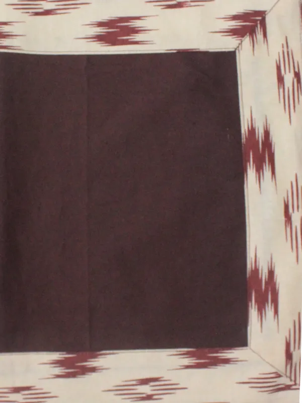 Pack_of_18_Piece_Cotton_Brown_Pochampaaly_Weave_Ikat_Printed_Collection_Place_Mat_With_Napkin_For_Dining_Room_and_Living_Room